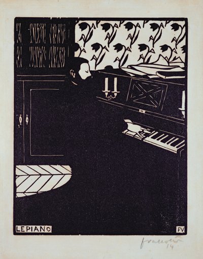 The Piano, 1914 by Felix Edouard Vallotton